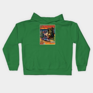 Space Satire Adventures: Fantastically Stupid Issue #3000 Kids Hoodie